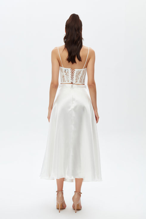 ATHENS LACE CORSET CROP TOP