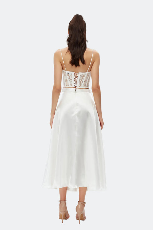 Athens Lace Corset Crop Top