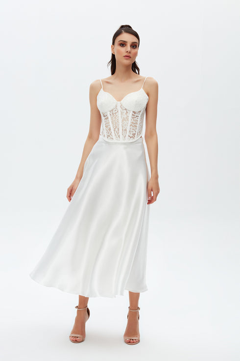 ATHENS LACE CORSET CROP TOP