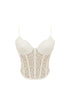 ATHENS LACE CORSET CROP TOP