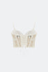 Athens Lace Corset Crop Top