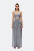 Ash Stone Embroidered Crop Top