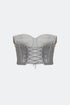 Ash Stone Embroidered Crop Top