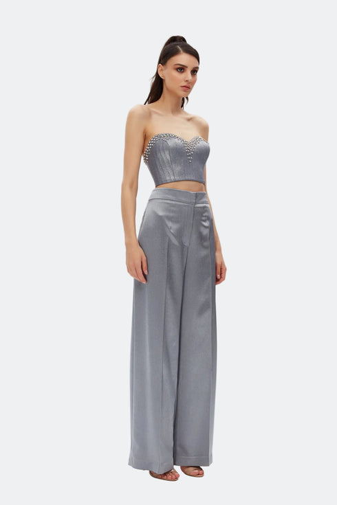 Ash High Waist Palazzo
