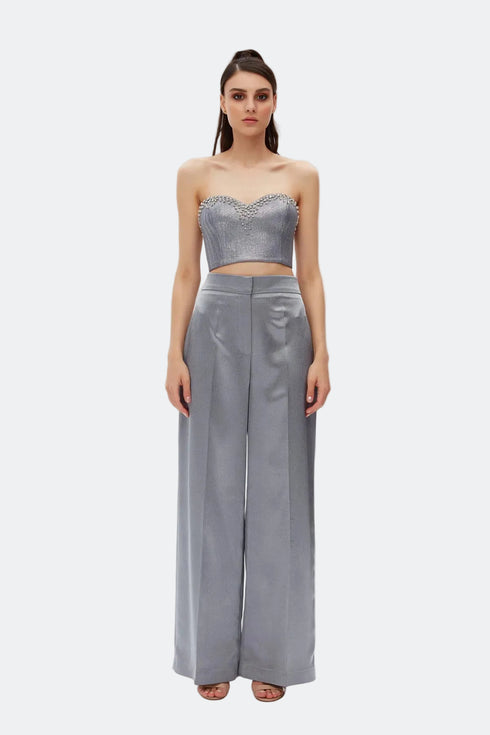 Ash High Waist Palazzo