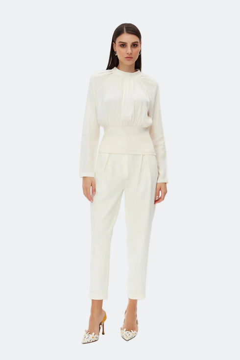 Magnolia pleat detailed blouse