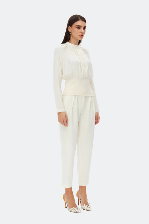 Magnolia pleat detailed blouse