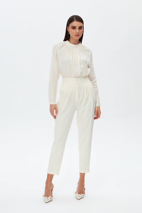 Magnolia pleat detailed blouse