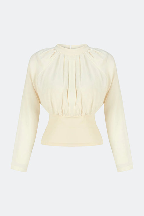 Magnolia pleat detailed blouse
