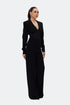Black Pleated Corset Blouse
