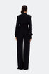 Black Pleated Corset Blouse