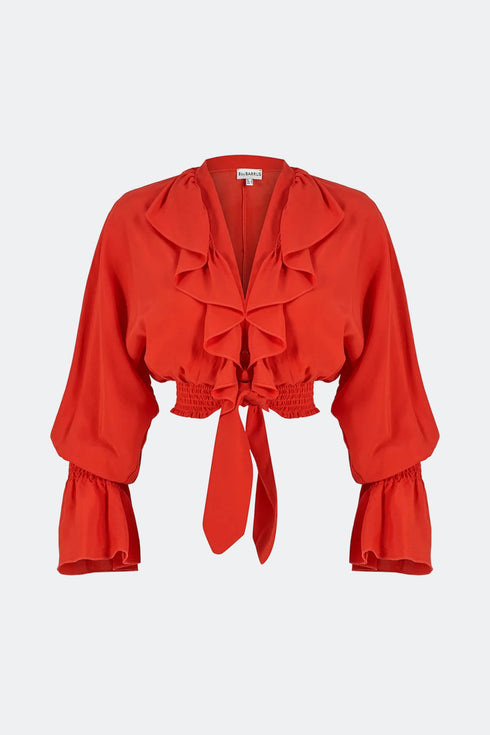 Flounce Detailed Blouse