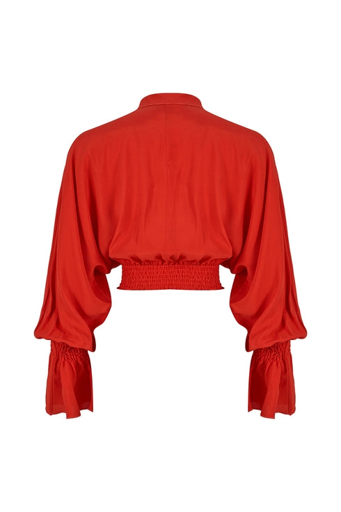 Flounce Detailed Blouse