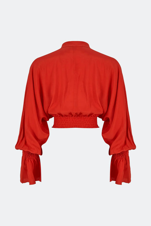 Flounce Detailed Blouse
