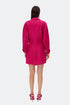 Fuchsia shirt mini dress