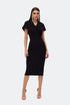 Classy Back Cut Out Midi Dress