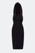 Classy Back Cut Out Midi Dress
