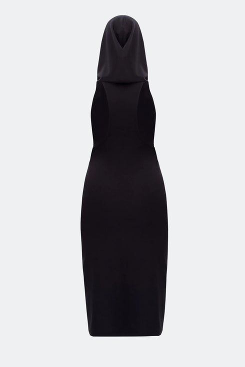 Classy Back Cut Out Midi Dress