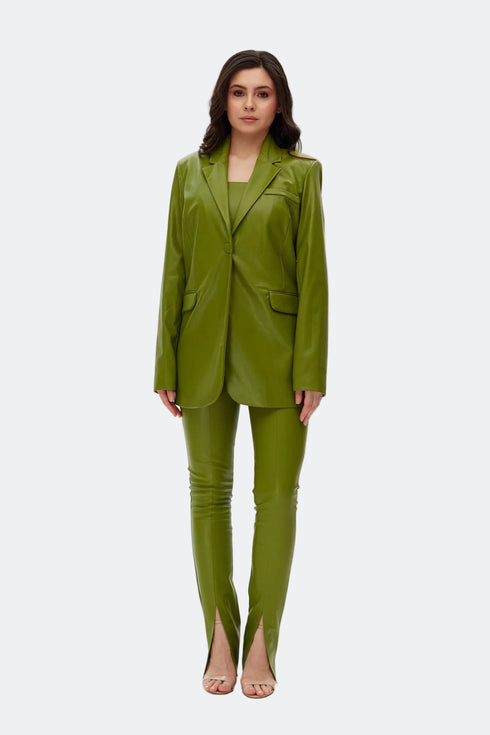 Delhı vegan leather jacket