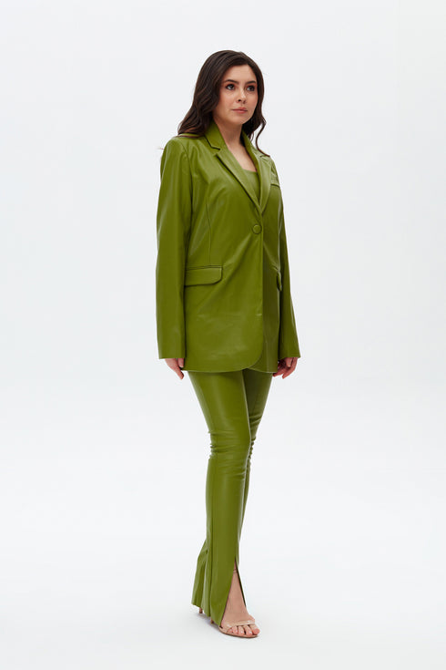 Delhı vegan leather jacket