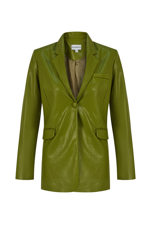 Delhı vegan leather jacket