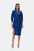 Egyptian blue double- breasted jacket