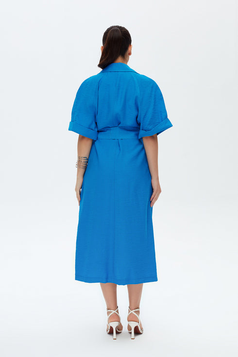 Azure Blue Long Jacket