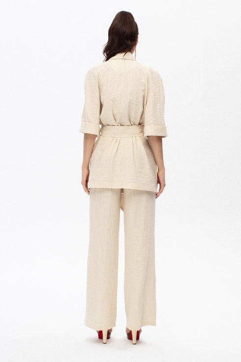 Rice Paper Short Sleeve Jacket