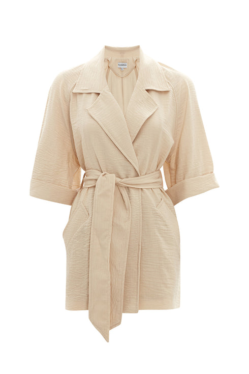 Rice Paper Short Sleeve Jacket