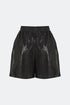 Medusa zipper detailed short