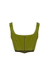 Delhi square collar crop top