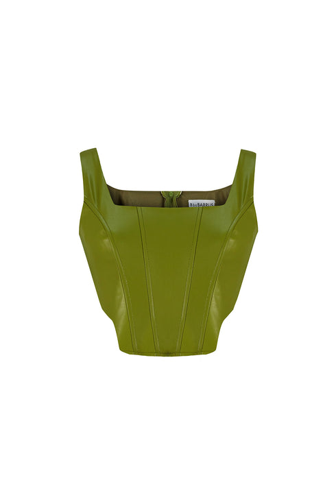 Delhi square collar crop top