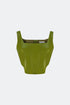 Delhi square collar crop top