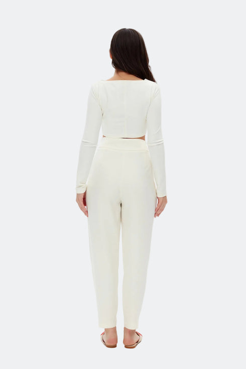Square Collar Crop Top