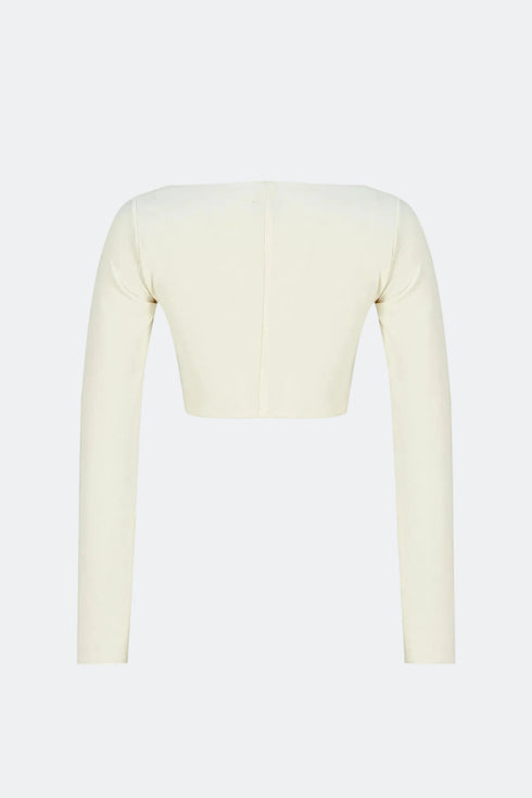 Square Collar Crop Top