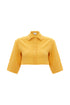 Shell Yellow Crop Shirt