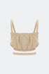 Rice Paper Cut Out Crop Top