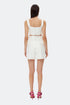 Snowdrop square collar crop top
