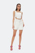 Snowdrop square collar crop top