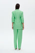 Keely green hıgh waıst wıde leg trousers