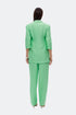 Keely green hıgh waıst wıde leg trousers
