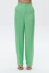 Keely green hıgh waıst wıde leg trousers