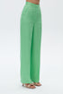 Keely green hıgh waıst wıde leg trousers