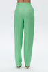Keely green hıgh waıst wıde leg trousers