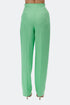 Keely green hıgh waıst wıde leg trousers