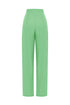 Keely green hıgh waıst wıde leg trousers