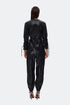 Medusa zipper detailed trousers
