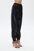 Medusa zipper detailed trousers