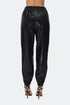Medusa zipper detailed trousers