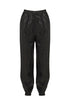 Medusa zipper detailed trousers